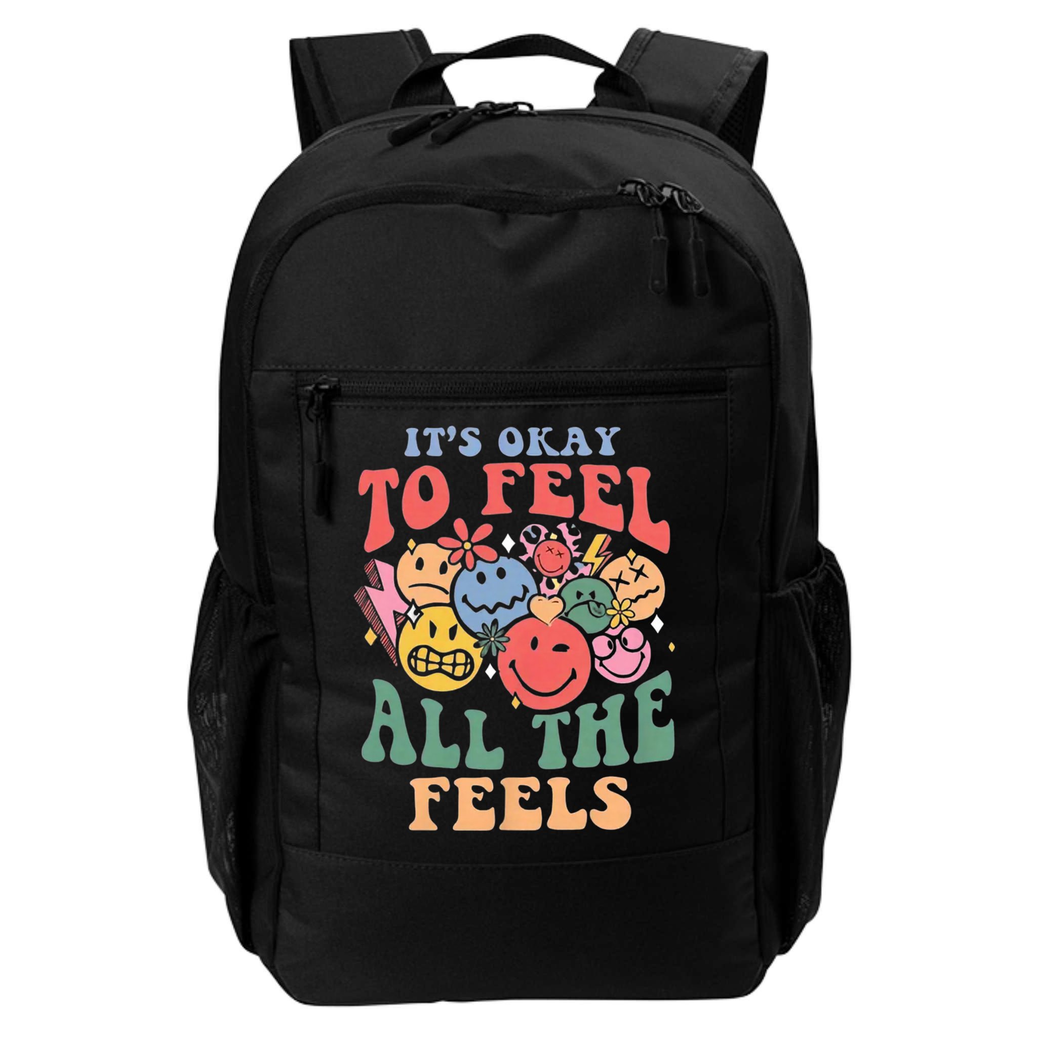 ItS Ok To Feel All The Feels Emotional Wellness Backpack