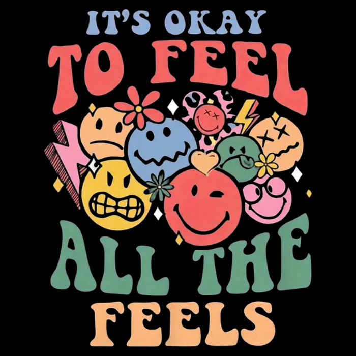 ItS Ok To Feel All The Feels Emotional Wellness Backpack