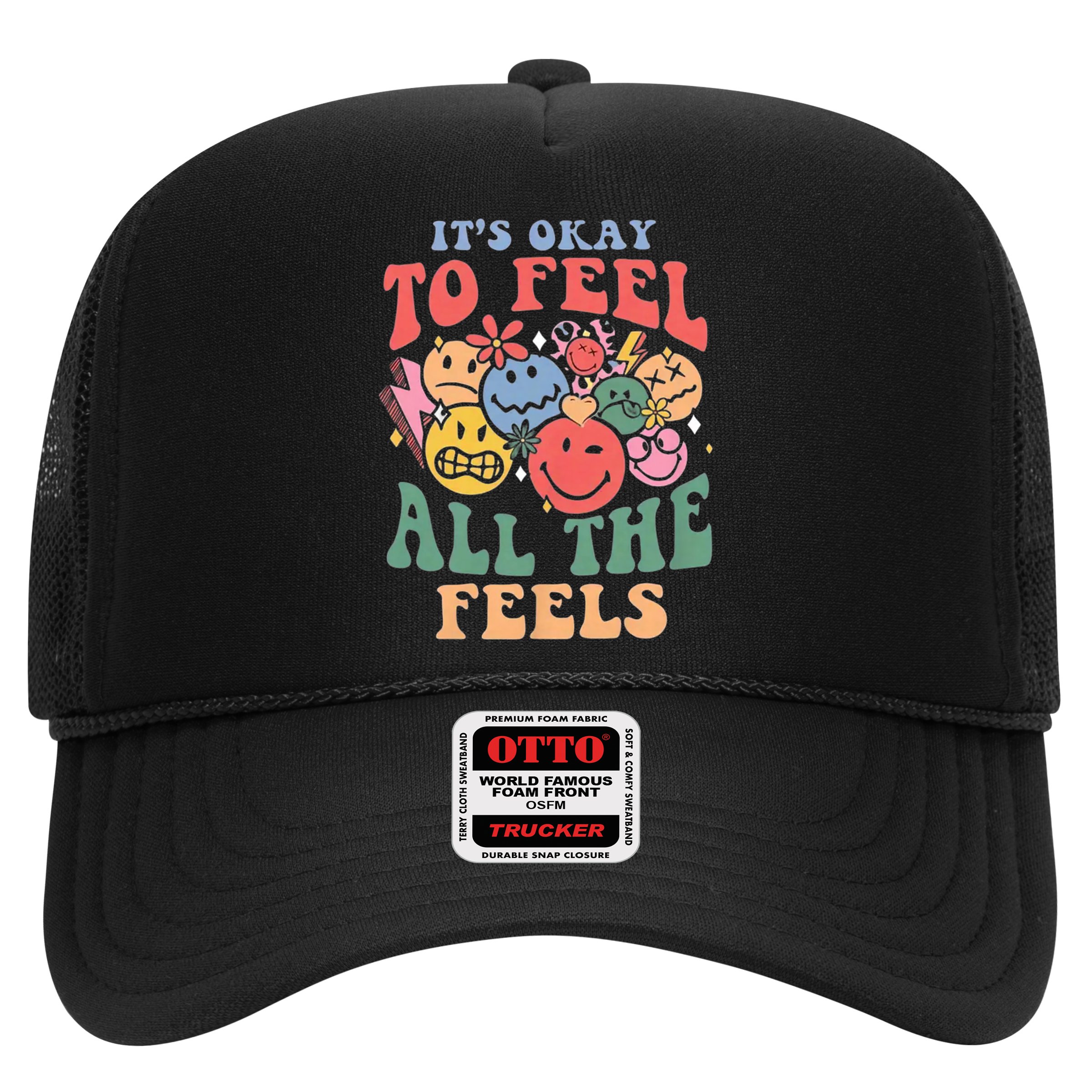 ItS Ok To Feel All The Feels Emotional Wellness Hat