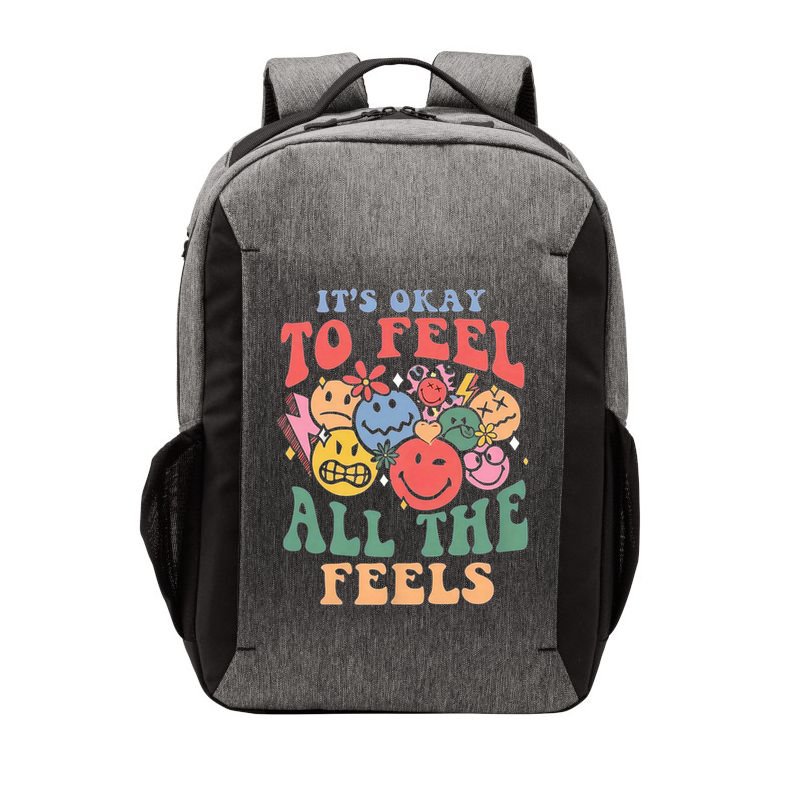 ItS Ok To Feel All The Feels Emotional Wellness Vector Backpack