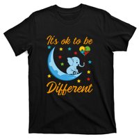 It's Ok To Be Different Cute Elephant Autism Awareness Month Gift T-Shirt