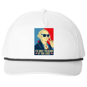 Its Only Treason If You Lose George Washington Snapback Five-Panel Rope Hat