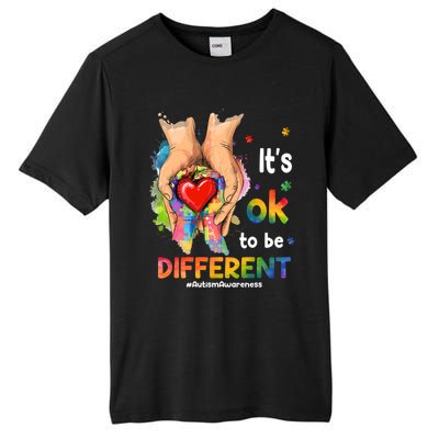 Its Ok To Be Different Autism Awareness Matching Family 2024 Gift Tall Fusion ChromaSoft Performance T-Shirt