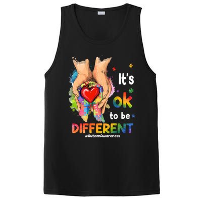 Its Ok To Be Different Autism Awareness Matching Family 2024 Gift PosiCharge Competitor Tank