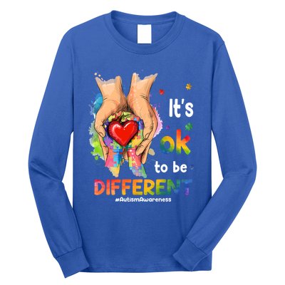 Its Ok To Be Different Autism Awareness Matching Family 2024 Gift Long Sleeve Shirt