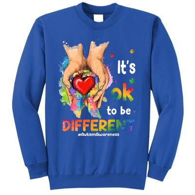 Its Ok To Be Different Autism Awareness Matching Family 2024 Gift Sweatshirt