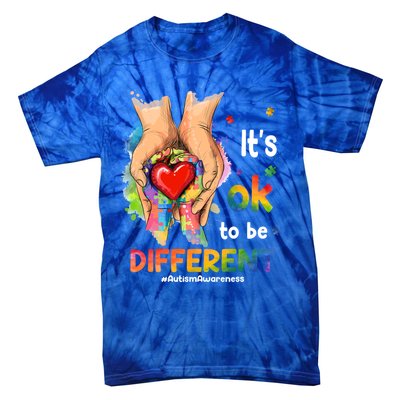 Its Ok To Be Different Autism Awareness Matching Family 2024 Gift Tie-Dye T-Shirt