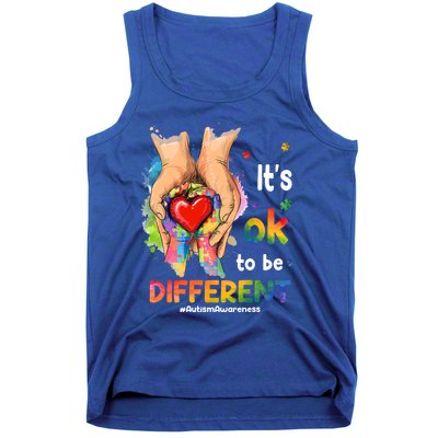 Its Ok To Be Different Autism Awareness Matching Family 2024 Gift Tank Top