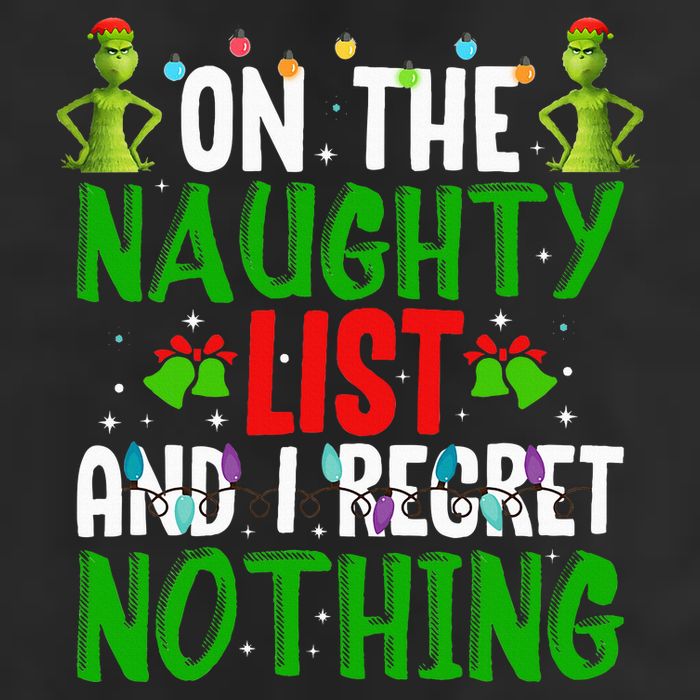 IM On The Naughty List And I Regret Nothing Microfiber Hand Towel