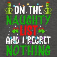 IM On The Naughty List And I Regret Nothing Vector Backpack