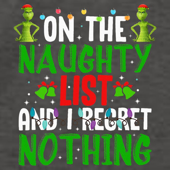 IM On The Naughty List And I Regret Nothing Vector Backpack