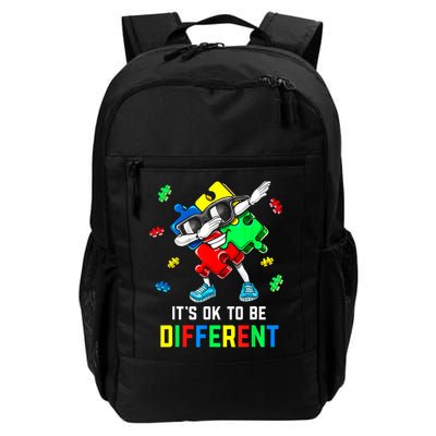 It’s OK To Be Different Dabbing Puzzle Autism Daily Commute Backpack