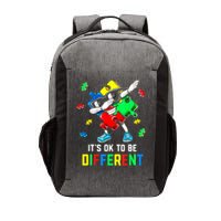 It’s OK To Be Different Dabbing Puzzle Autism Vector Backpack