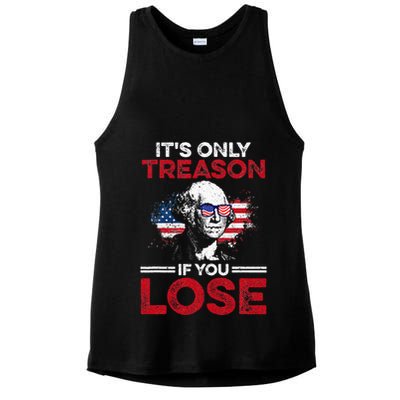 Its Only Treason If You Lose History Ladies PosiCharge Tri-Blend Wicking Tank