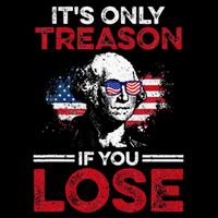 Its Only Treason If You Lose History Drawstring Bag