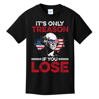 Its Only Treason If You Lose History Kids T-Shirt