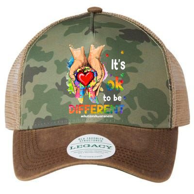 Its Ok To Be Different Autism Awareness Matching Family 2024 Gift Legacy Tie Dye Trucker Hat