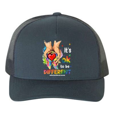 Its Ok To Be Different Autism Awareness Matching Family 2024 Gift Yupoong Adult 5-Panel Trucker Hat