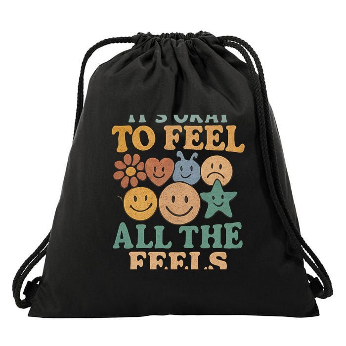 It's Okay to Feel All the Feels Drawstring Bag
