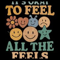 It's Okay to Feel All the Feels Drawstring Bag