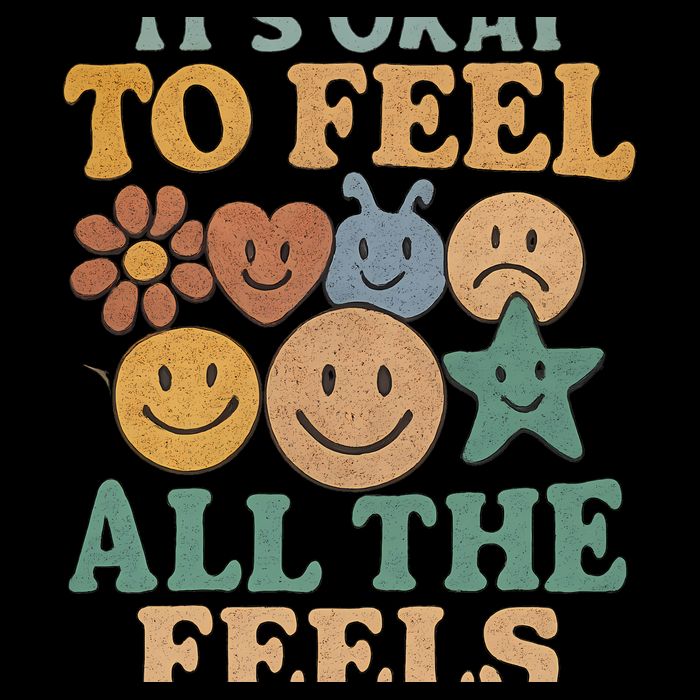 It's Okay to Feel All the Feels Drawstring Bag
