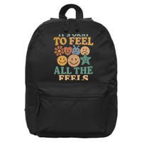 It's Okay to Feel All the Feels 16 in Basic Backpack
