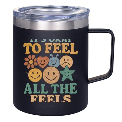 It's Okay to Feel All the Feels 12oz Stainless Steel Coffee Mug