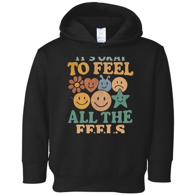 It's Okay to Feel All the Feels Toddler Hoodie
