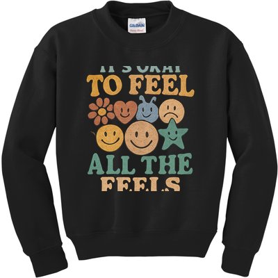 It's Okay to Feel All the Feels Kids Sweatshirt