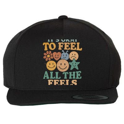 It's Okay to Feel All the Feels Wool Snapback Cap
