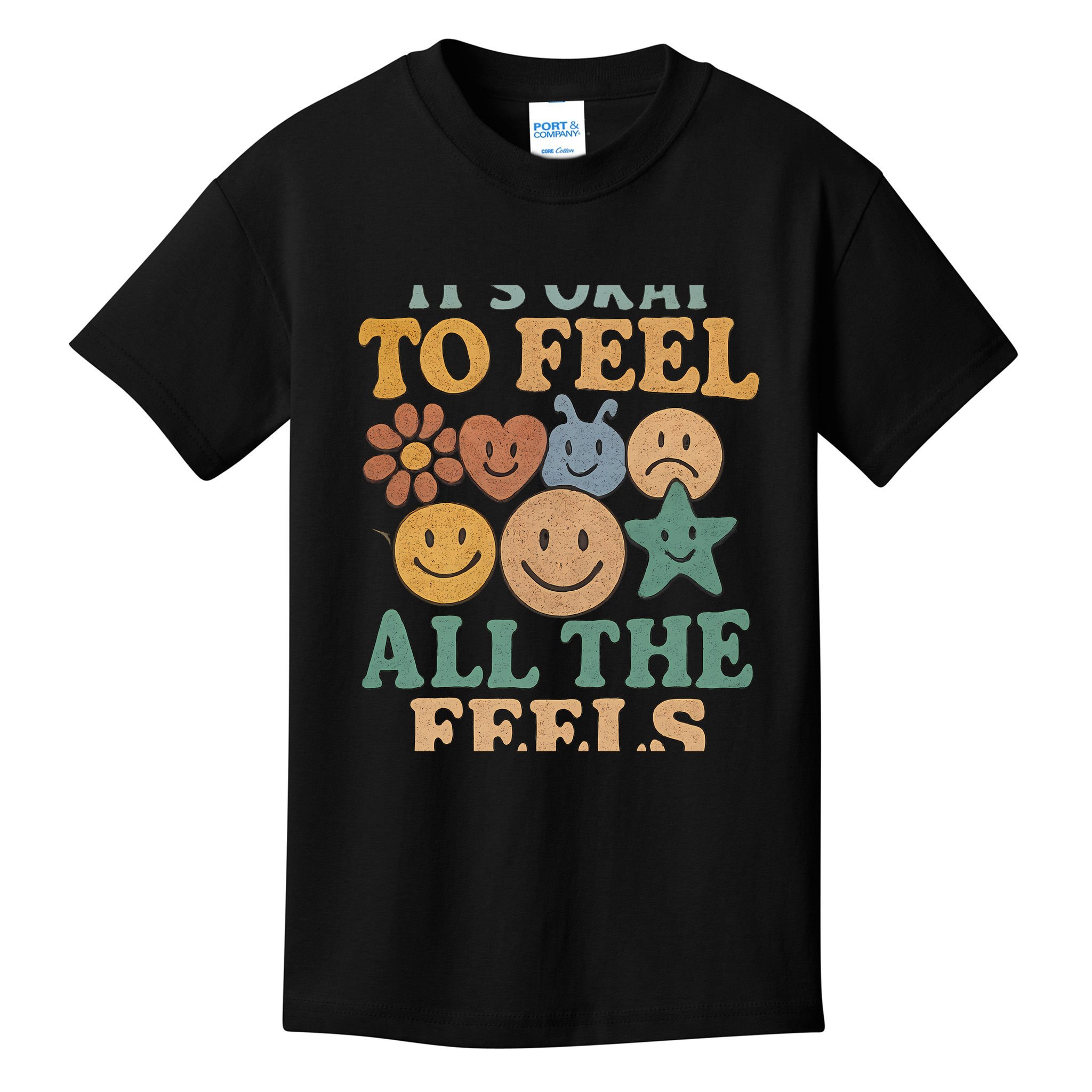 It's Okay to Feel All the Feels Kids T-Shirt