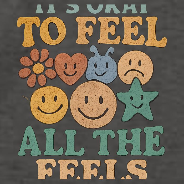 It's Okay to Feel All the Feels Vector Backpack