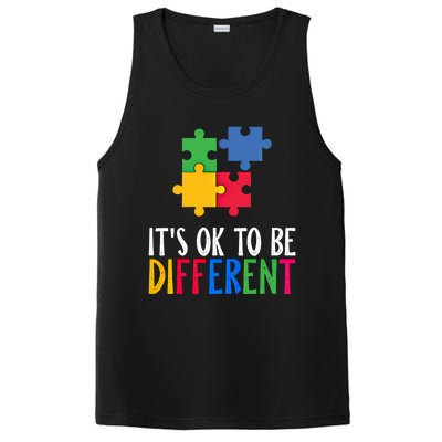 Its Ok To Be Different Be Kind Autism Awareness Autism Meaningful Gift PosiCharge Competitor Tank