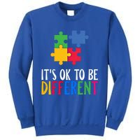 Its Ok To Be Different Be Kind Autism Awareness Autism Meaningful Gift Sweatshirt