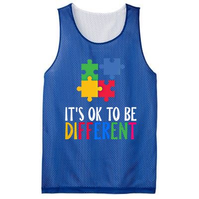 Its Ok To Be Different Be Kind Autism Awareness Autism Meaningful Gift Mesh Reversible Basketball Jersey Tank