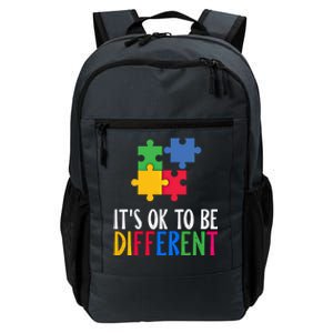 Its Ok To Be Different Be Kind Autism Awareness Autism Meaningful Gift Daily Commute Backpack