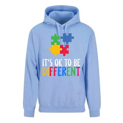 Its Ok To Be Different Be Kind Autism Awareness Autism Meaningful Gift Unisex Surf Hoodie