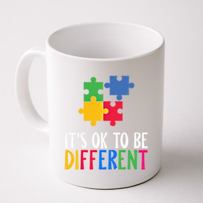 Its Ok To Be Different Be Kind Autism Awareness Autism Meaningful Gift Coffee Mug