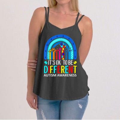 it's ok to be different Autism Awareness Acceptance Women's Strappy Tank