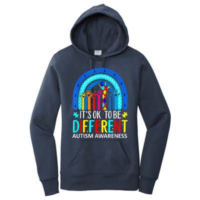 it's ok to be different Autism Awareness Acceptance Women's Pullover Hoodie