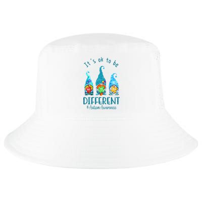 It's Ok To Be Different Autism Awareness Gnome Cool Comfort Performance Bucket Hat