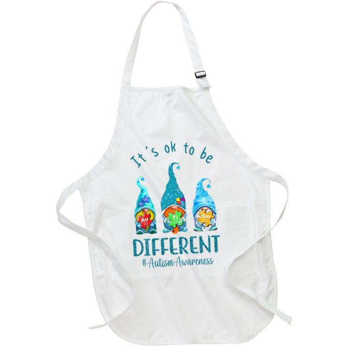 It's Ok To Be Different Autism Awareness Gnome Apron