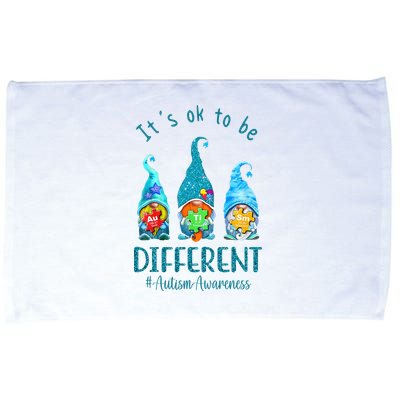 It's Ok To Be Different Autism Awareness Gnome Microfiber Hand Towel