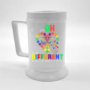 Its Ok To Be Different Autism Awareness Beer Stein