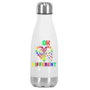 Its Ok To Be Different Autism Awareness Stainless Steel Insulated Water Bottle