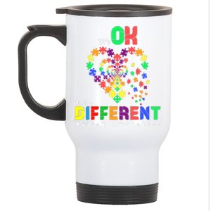 Its Ok To Be Different Autism Awareness Stainless Steel Travel Mug