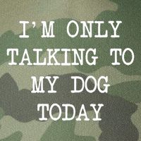 IM Only Talking To My Dog Today Funny Puppy Parent Legacy Tie Dye Trucker Hat