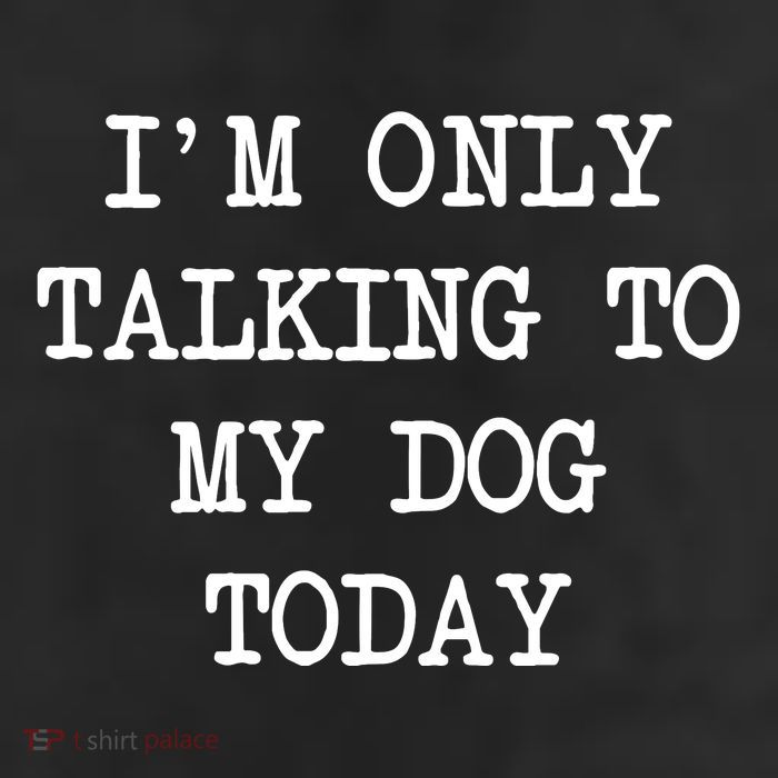 IM Only Talking To My Dog Today Funny Puppy Parent Trucker Hat