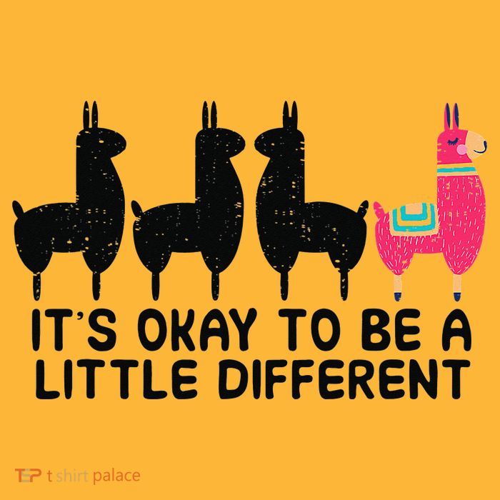 It's okay to be a little different Alpacas Quote Pom Pom 12in Knit Beanie