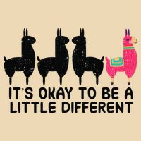 It's okay to be a little different Alpacas Quote Drawstring Bag